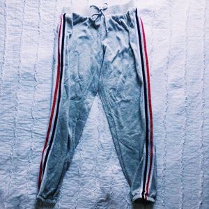 Striped jogger sweatpants
